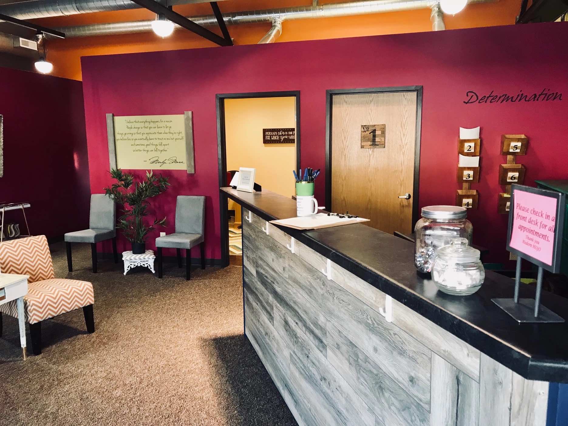 Interior shot of Modern Mojo clinic